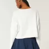 Pulover Hollister Comfy Cloud Graphic cu decolteu crestat