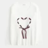 Pulover Hollister Comfy Cloud oversized Heart