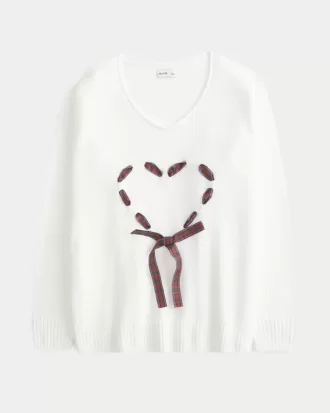 Pulover Hollister Comfy Cloud oversized Heart