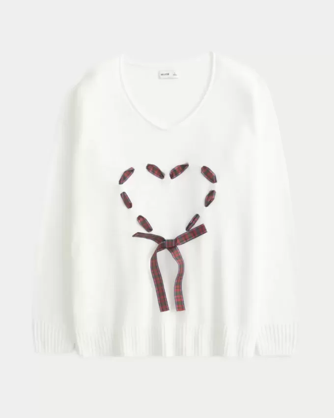 Pulover Hollister Comfy Cloud oversized Heart