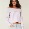 Pulover Hollister Comfy Cloud pliabil, fără umăr Pulover Hollister Comfy Cloud pliabil, fără umăr