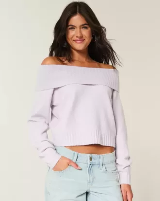 Pulover Hollister Comfy Cloud pliabil, fără umăr
