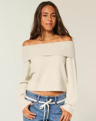 Pulover Hollister Comfy Cloud pliabil, fără umăr