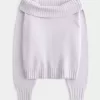 Pulover Hollister Comfy Cloud pliabil, fără umăr Pulover Hollister Comfy Cloud pliabil, fără umăr