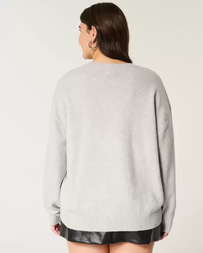 Pulover Hollister Comfy Cloud Puppy Graphic Crew