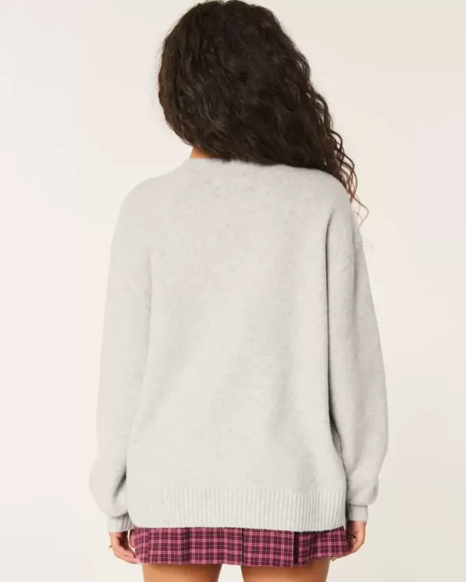 Pulover Hollister Comfy Cloud Rose Graphic Pulover Hollister Comfy Cloud Rose Graphic