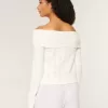 Pulover Hollister Comfy Cloud Stitchy fără umăr Pulover Hollister Comfy Cloud Stitchy fără umăr