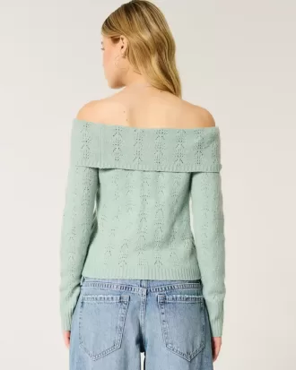 Pulover Hollister Comfy Cloud Stitchy fără umăr