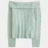 Pulover Hollister Comfy Cloud Stitchy fără umăr Pulover Hollister Comfy Cloud Stitchy fără umăr