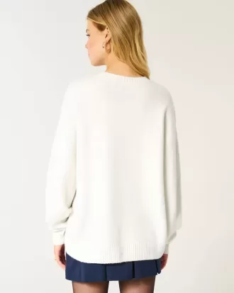 Pulover Hollister Comfy Cloud supradimensionat Go Team Graphic