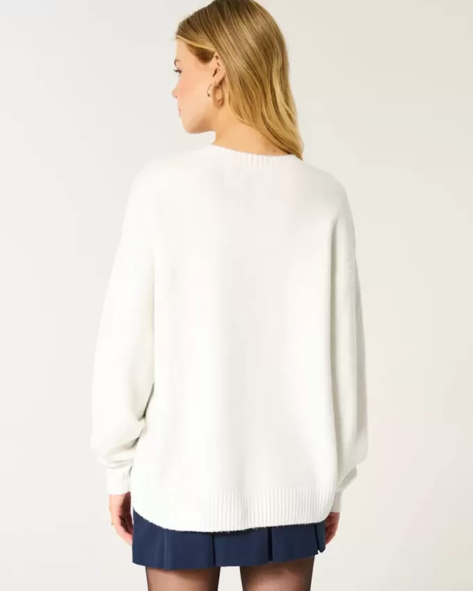 Pulover Hollister Comfy Cloud supradimensionat Go Team Graphic