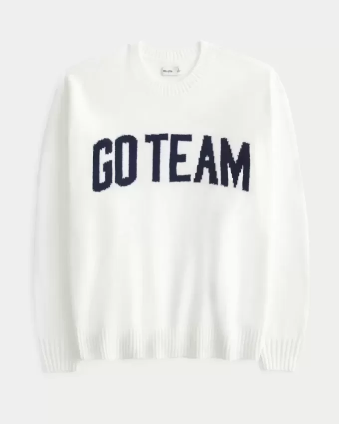 Pulover Hollister Comfy Cloud supradimensionat Go Team Graphic