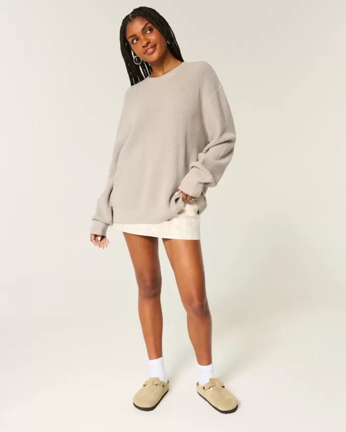Pulover oversize Crew Pulover oversize Crew