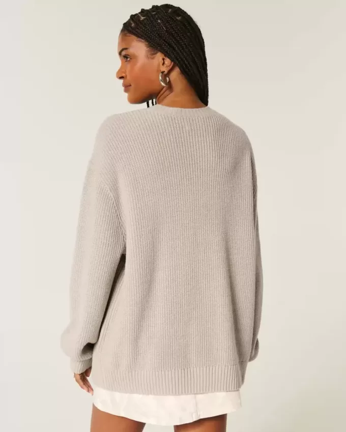 Pulover oversize Crew Pulover oversize Crew