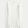 Pulover Star Crew din tricot cablu Pulover Star Crew din tricot cablu