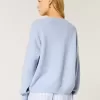 Pulover supradimensionat cu decolteu în V Hollister Comfy Cloud Pulover supradimensionat cu decolteu în V Hollister Comfy Cloud