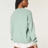 Pulover supradimensionat cu decolteu în V Hollister Comfy Cloud