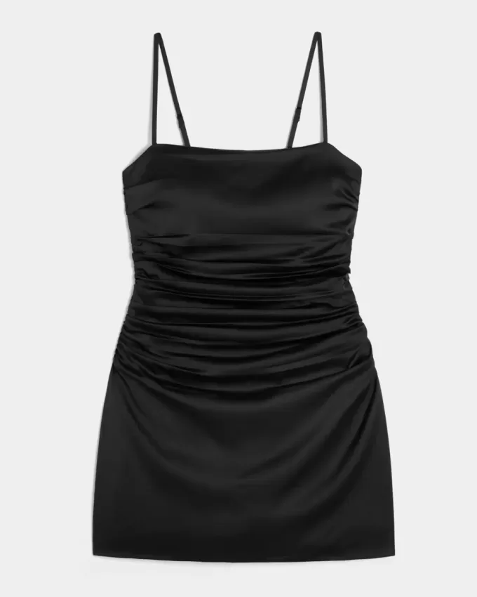 Rochie bodycon cu fundă din satin Rochie bodycon cu fundă din satin