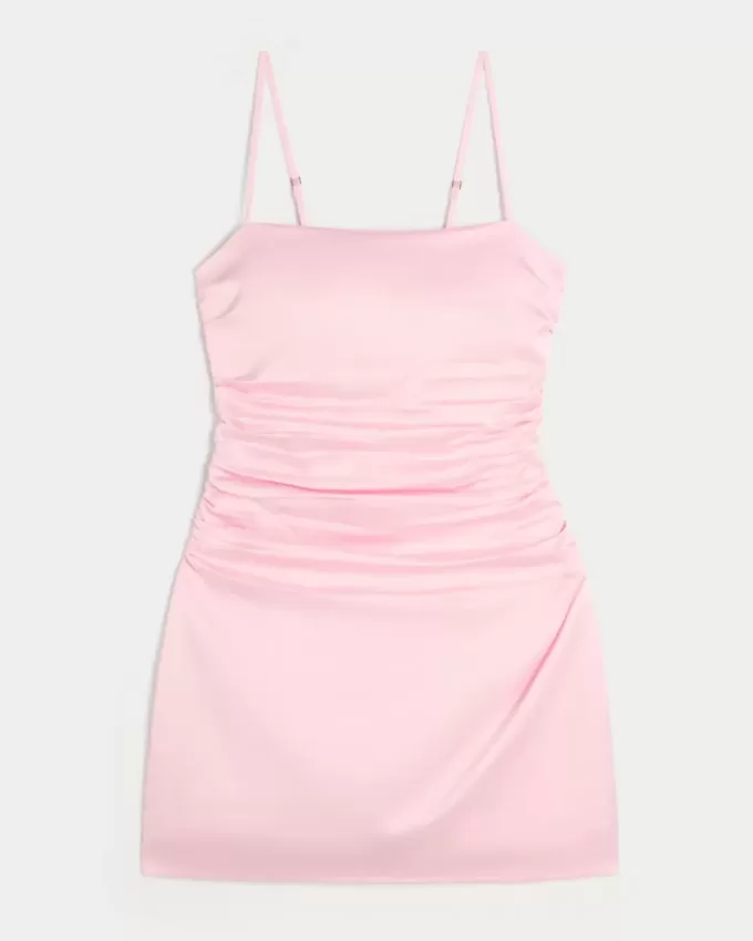 Rochie bodycon cu fundă din satin Rochie bodycon cu fundă din satin