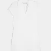 Rochie cămașă cu mânecă scurtă Rochie cămașă cu mânecă scurtă