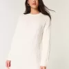 Rochie confortabilă din tricot cu cablu Rochie confortabilă din tricot cu cablu