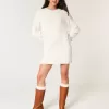 Rochie confortabilă din tricot cu cablu Rochie confortabilă din tricot cu cablu