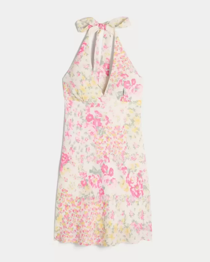 Rochie din crepon cu spate deschis Rochie din crepon cu spate deschis