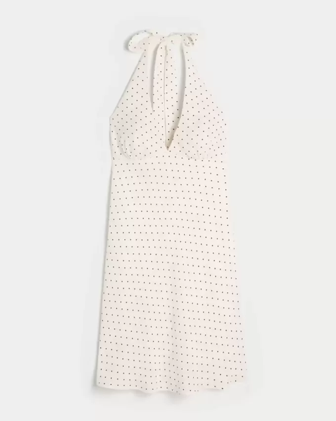 Rochie din crepon cu spate deschis Rochie din crepon cu spate deschis