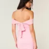 Rochie din plasă, cu umăr deschis Rochie din plasă, cu umăr deschis