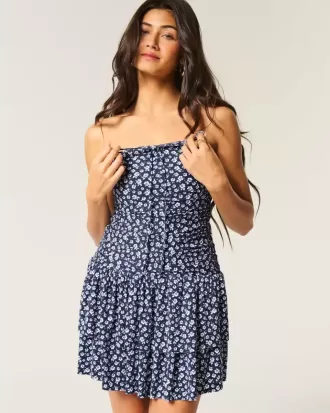 Rochie fără bretele din tricot