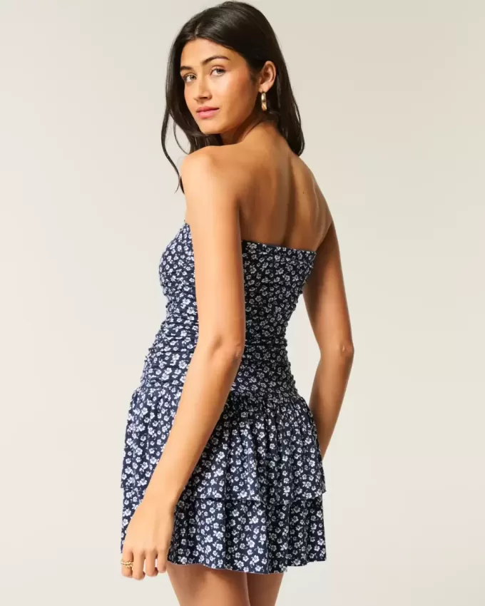 Rochie fără bretele din tricot Rochie fără bretele din tricot