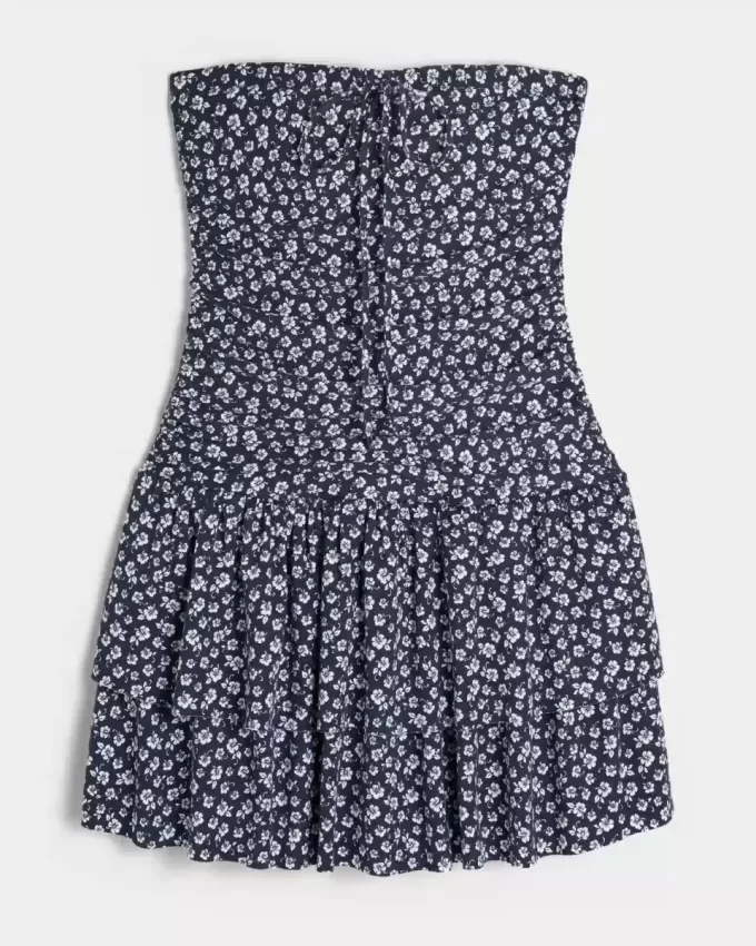 Rochie fără bretele din tricot Rochie fără bretele din tricot