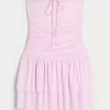 Rochie fără bretele din tricot Rochie fără bretele din tricot