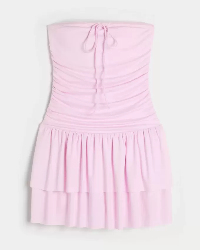 Rochie fără bretele din tricot Rochie fără bretele din tricot