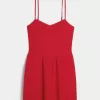 Rochie fustei cu spatele deschis din amestec de in Rochie fustei cu spatele deschis din amestec de in