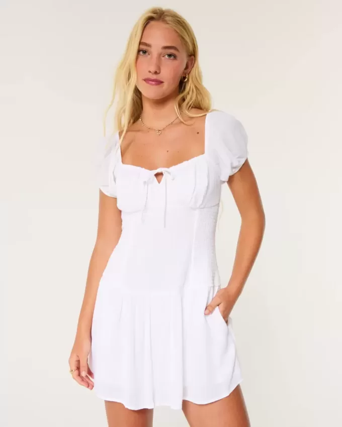 Rochie Hollister Sofia cu talie scazuta Rochie Hollister Sofia cu talie scazuta