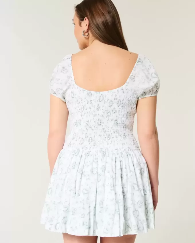 Rochie Hollister Sofia cu talie scazuta Bubble Skort Rochie Hollister Sofia cu talie scazuta Bubble Skort