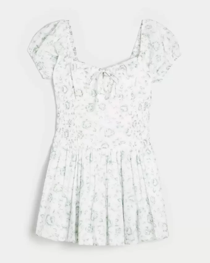 Rochie Hollister Sofia cu talie scazuta Bubble Skort Rochie Hollister Sofia cu talie scazuta Bubble Skort