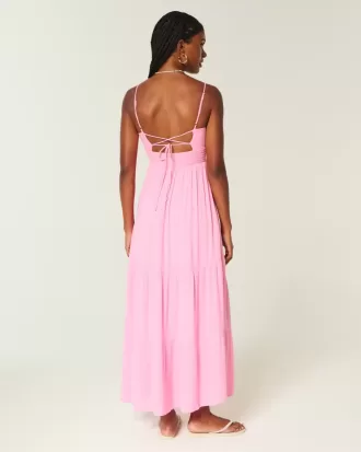 Rochie maxi brodata