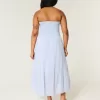 Rochie maxi brodata fara bretele Rochie maxi brodata fara bretele