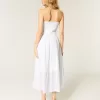 Rochie maxi brodata fara bretele Rochie maxi brodata fara bretele
