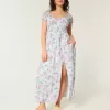 Rochie maxi cu maneca scurta, cu spatele deschis Rochie maxi cu maneca scurta, cu spatele deschis