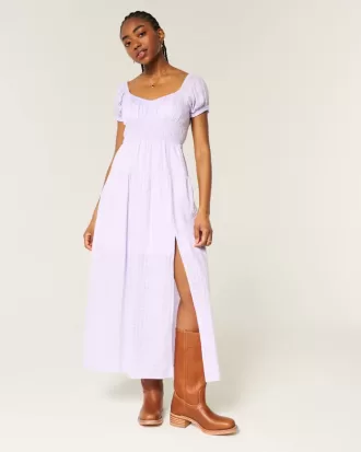 Rochie maxi cu maneca scurta, cu spatele deschis