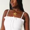 Rochie maxi cu smock fără bretele Rochie maxi cu smock fără bretele