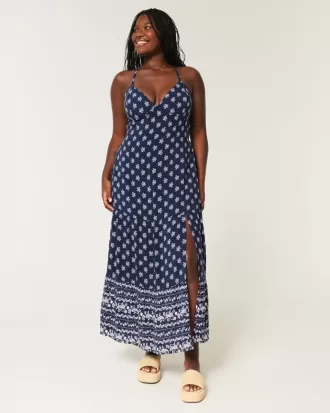 Rochie maxi cu spatele deschis