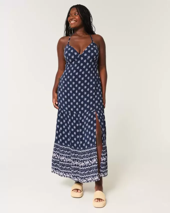 Rochie maxi cu spatele deschis Rochie maxi cu spatele deschis