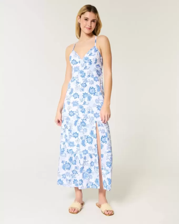 Rochie maxi cu spatele deschis Rochie maxi cu spatele deschis
