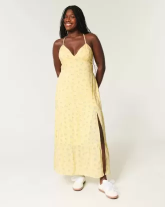 Rochie maxi cu spatele deschis