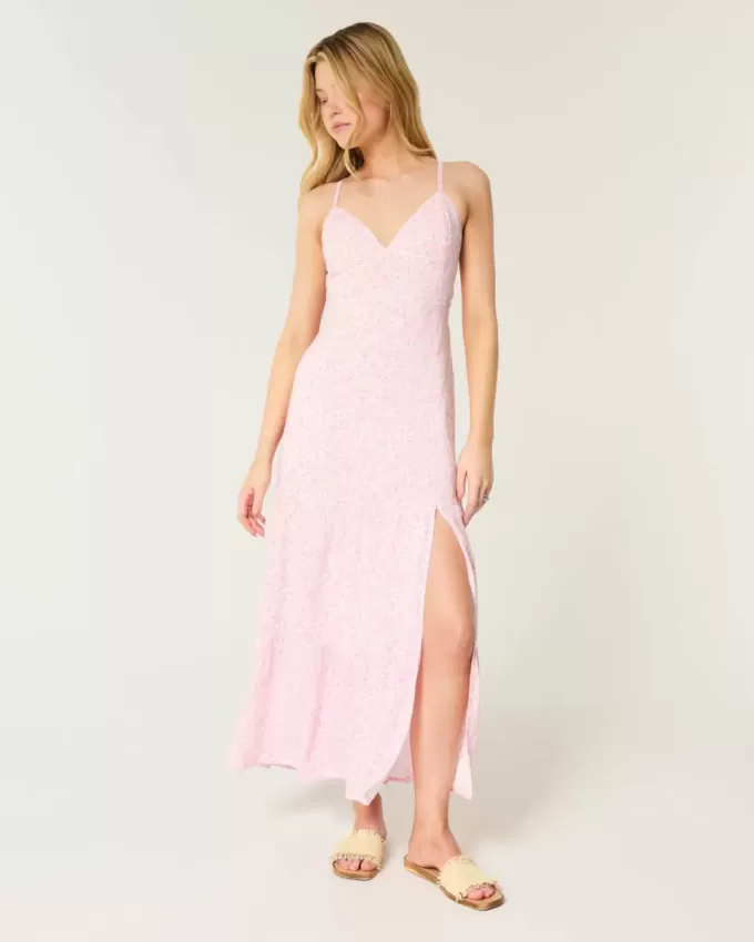 Rochie maxi cu spatele deschis Rochie maxi cu spatele deschis