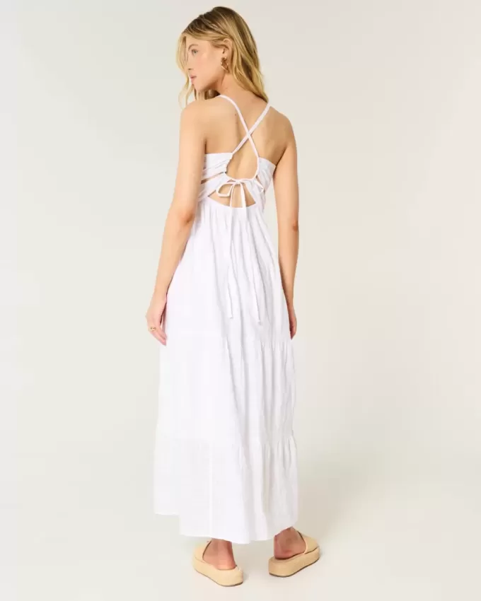 Rochie maxi cu spatele deschis Rochie maxi cu spatele deschis